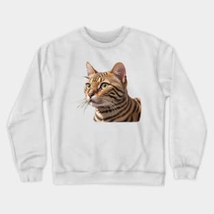 Bengal cat Crewneck Sweatshirt